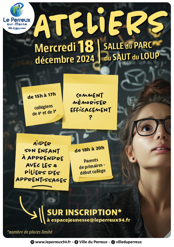 affiche des ateliers